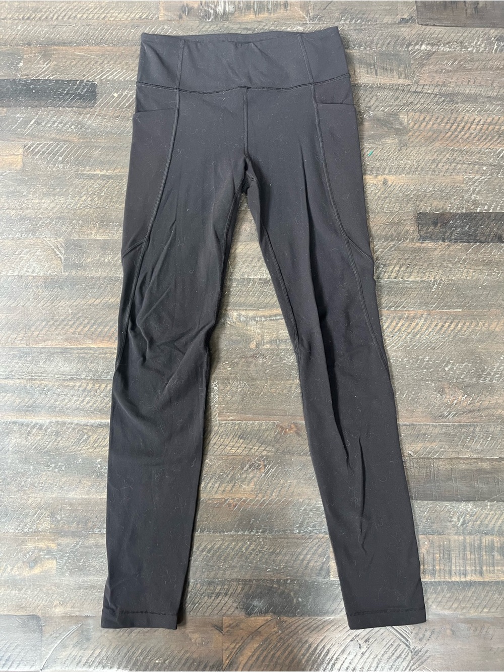 Athleta Girl High Rise Stash Your Treasures Tight Leggings Black Size XL (14)
